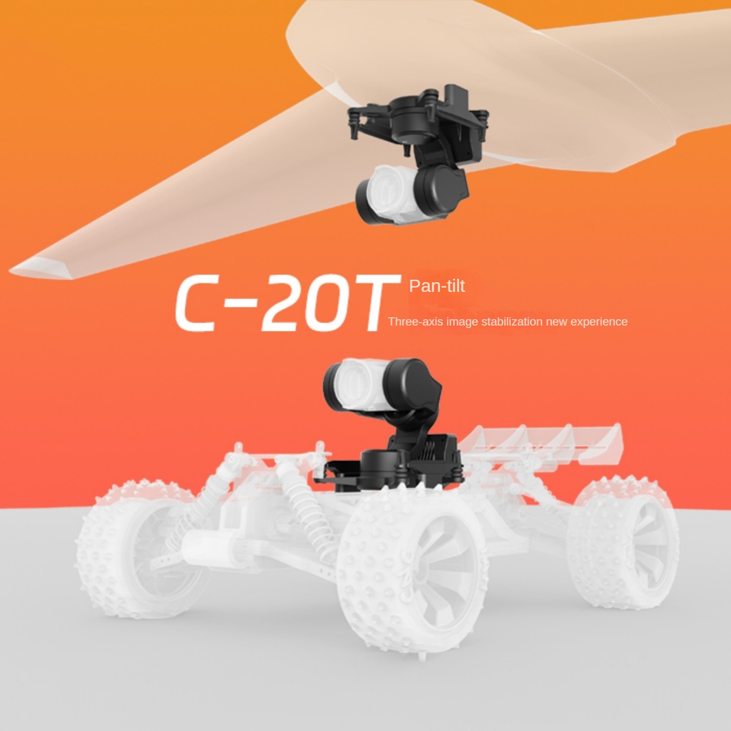 Drone Dji Rc Pro - NCZOBOE C-20T 3-Axis O4 FPV Gimbal